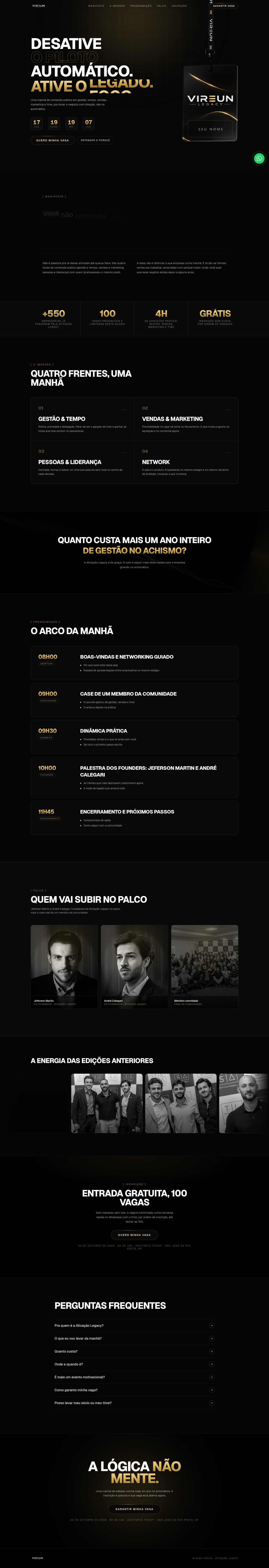 Site Ativação Legacy
